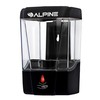 Alpine Industries Automatic Hands-Free Transparent Gel Hand Sanitizer/ Liquid Soap Dispenser, 700 mL, Black, PK2 ALP432-1-BLK-2pk